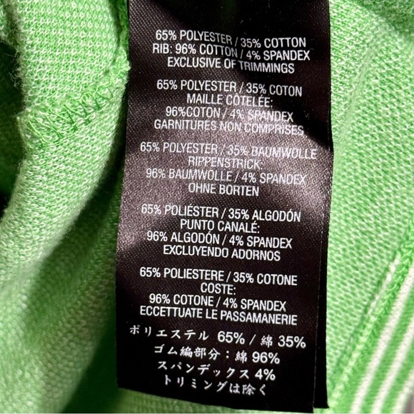 Orage Green Striped Hooded Athleisure Tie Waist Cozy Sporty Dress size Medium - Picture 12 of 12